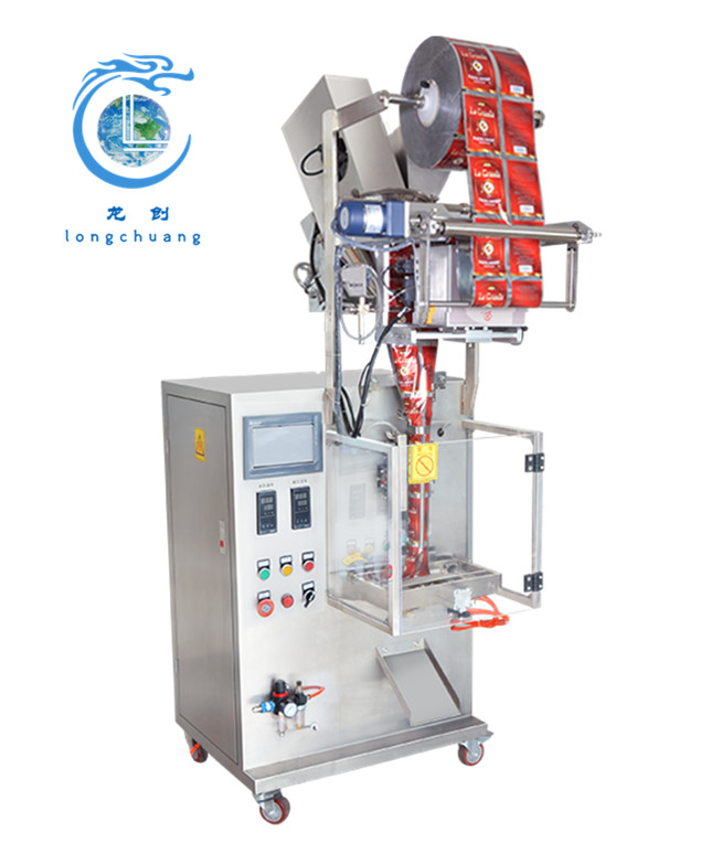 LC-320PB Customized 304 Stainless Steel 200g 500g Milk Powder Flour Soy Powder Back Sides Sealing Packaging Machine