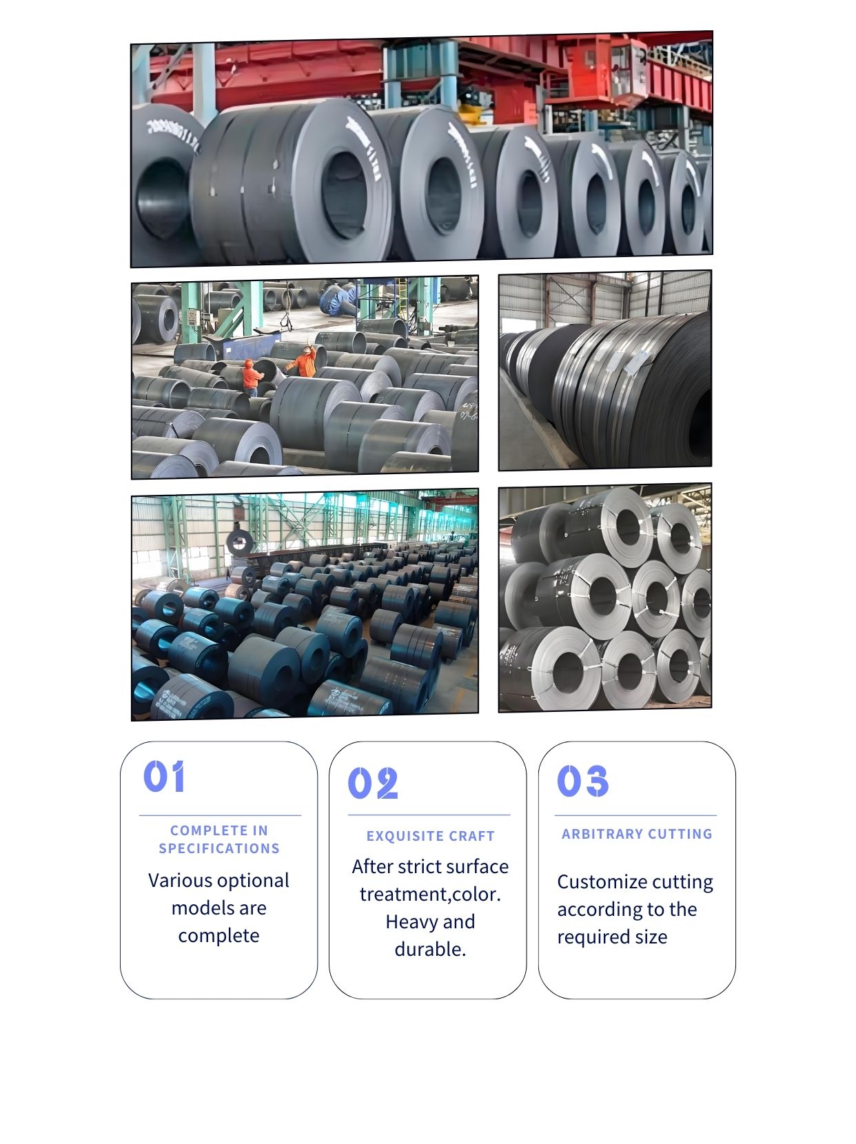 Straight Hair Hot Rolled Steel Coil Custom Online Order Direct from for Competitive
