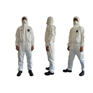 Quality Plastic Breathable Full Bodysuit Hazmat Class B Chemical Suit wholesale