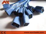 DB9 Patient Monitor Accessories Cable 14 Pin Nihon Kohden Spo2 Cable