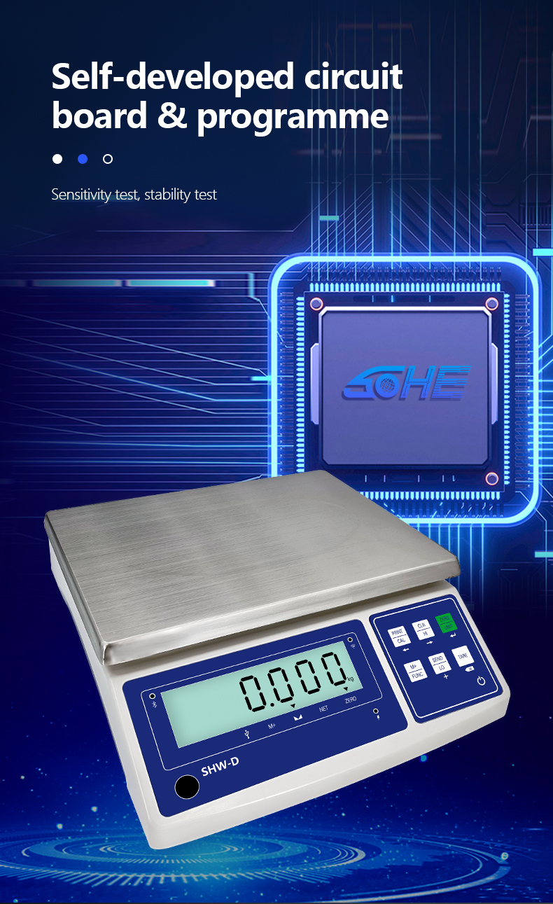 ABS 30KG Customizable LCD Display Precision Industrial Weighing Scale Platforms by SOHE WD