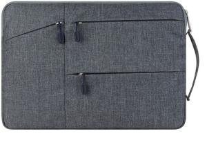 Quality Grey 18'' Waterproof Laptop Sleeve Case Lightweight Laptop Sleeve With Handle wholesale