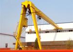 32t Single Girder Electric Hoist Semi Gantry Cranes Easy Operated