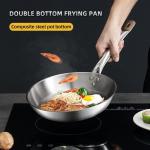 Best Whole Frypan Stainless Steel Cooking Pan Induction Cookware Frypan Non