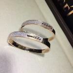 18K Gold Bracele 3 Diamond