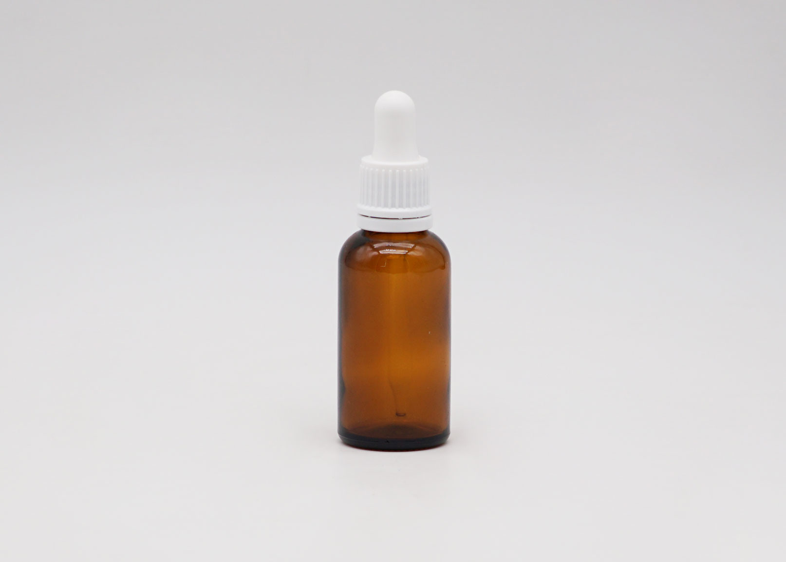 Cylinder 50ml Amber Glass 30ml Essential Oil Bottle