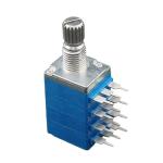 9mm 4 gang 12pins potentiometer led light dimming rotary potentiometer