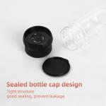 Transparent PET Plastic Seasoning Bottle Kitchen Use 100ml Spice Jars