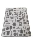 Absorbent Reversible Microfiber Dish Drying Mat Cooking Utensil Design
