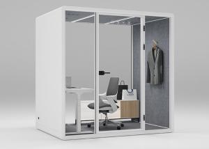 Quality Hush Design Acoustic Office Phone Booth Pods With Power Outlets And USB Ports wholesale
