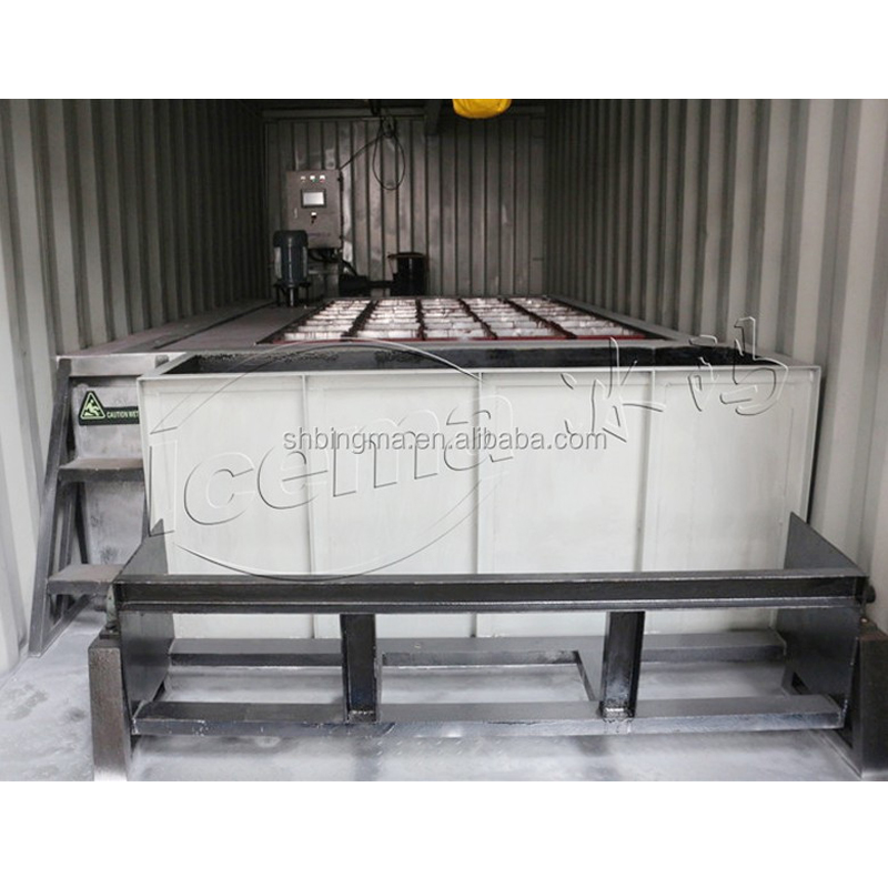 Emerson 3 Ton Directly Cooling ICEMA Containerized Block Ice Plant