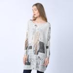 Knitwear manufacturer custom round neck long sleeve crop top elegant casual