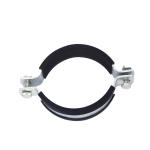 1Inch 304 Stainless Steel Tube Clamp TPE Insulated Strut Pipe Clamps ODM 120*30