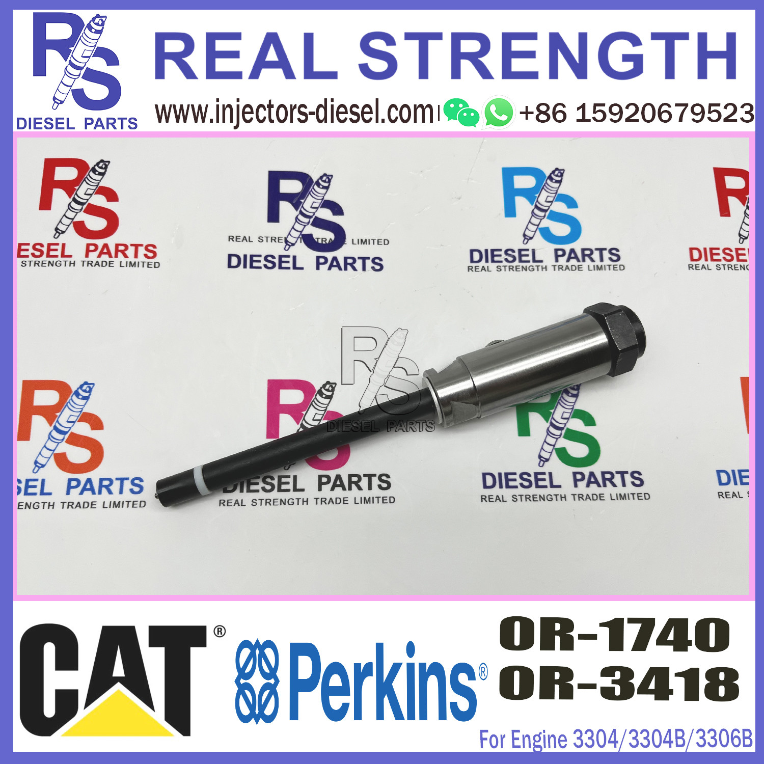 0R-1740 0R-3418 Fuel Injector Nozzle 8N7005 For Engine 3304 3304B 3306B 3306