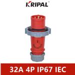 IP67 Waterproof Industrial Coupler Combination IEC Standard 32A 4P
