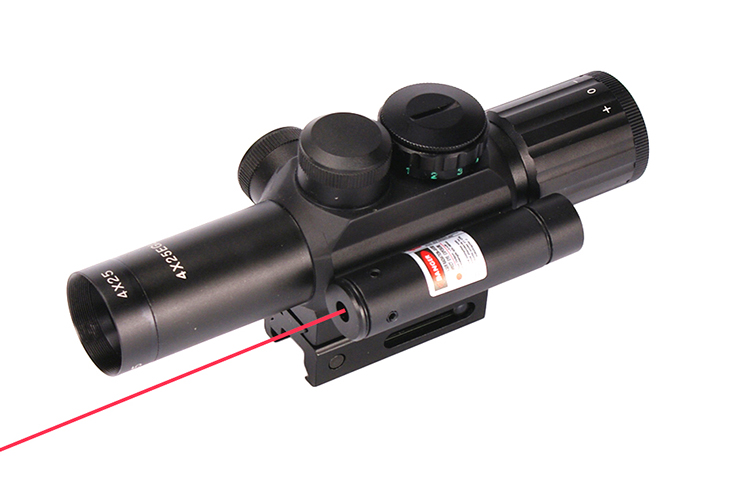 150mm Length Black 4*25 M6 Optics Hunting Scope for Hunting Enthusiasts