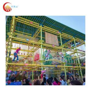 Quality Amusement Adventure High Ropes Course Customized For Games Park Playground wholesale
