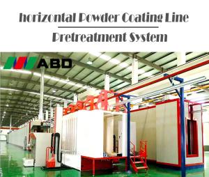 Quality Small Galvanizing Horizontal Powder Coating Line Pretreatment ISO9001 wholesale
