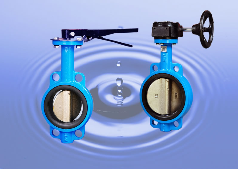 Sell CF8 Di Ci EPDM PTFE Strong Acid Ductile Iron Lever Operated Wafer Butterfly Valve