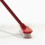 Outdoor 48" Scrub Deck Brush Stiff Bristle Heavy Duty Push Broom For Rough
