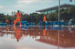 High Glue Content Polyurethane Athletic Track Full-PU Material For Cement