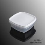 Food Preservation Microwavable Plastic Crisper 13*13*5cm