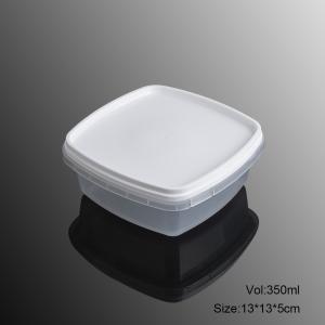 Quality Food Preservation Microwavable Plastic Crisper 13*13*5cm wholesale