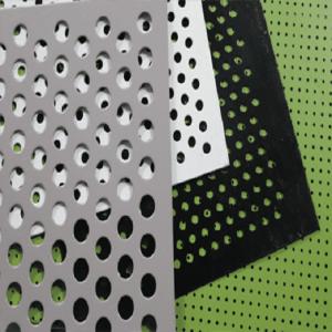 Quality Metal Rectangular Hole Shape Aluminum Perforated Sheet 12FT Length 5052 H24 wholesale