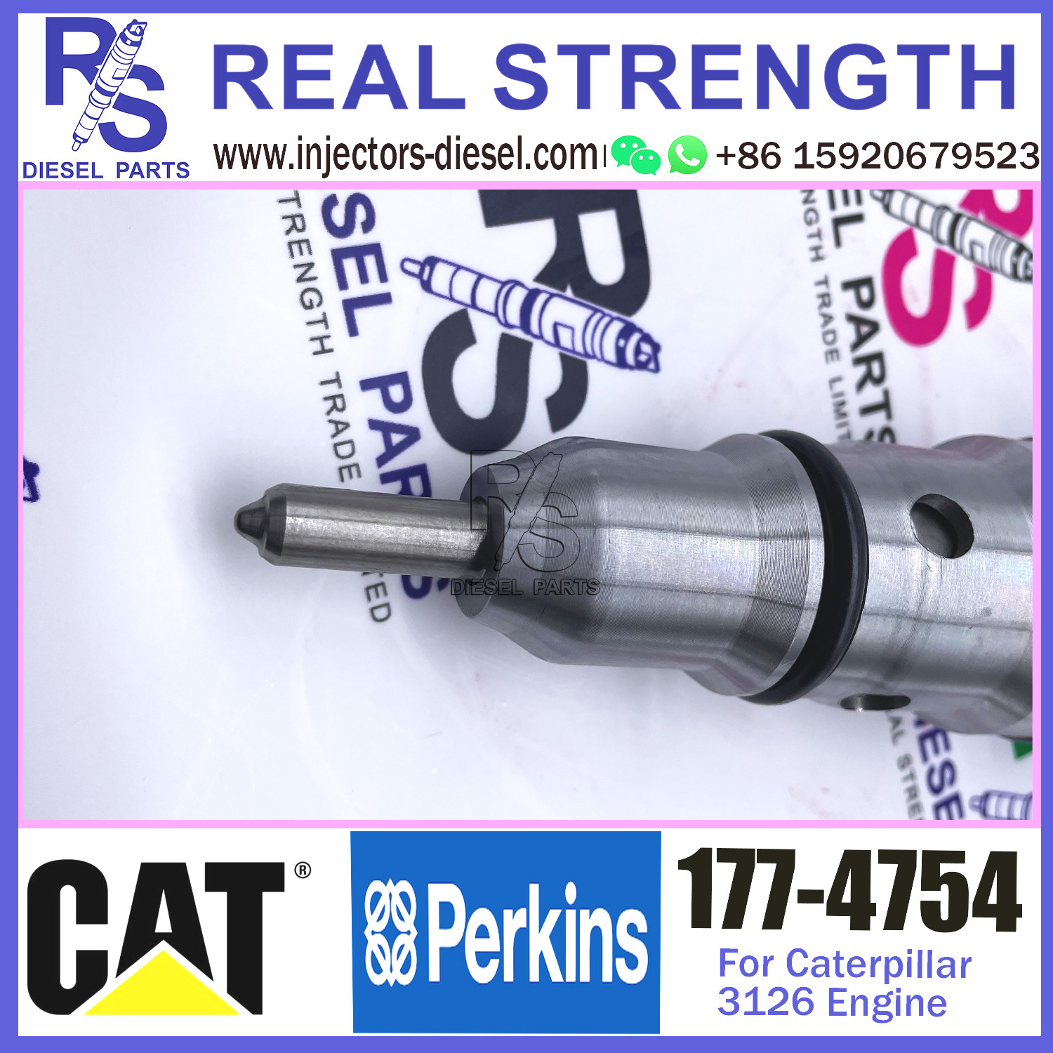 Original New Diesel Engine Fuel Injector 188-1320 196-4229 177-4754 177-4752 For Caterpillar 3126 Engine