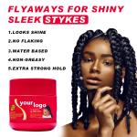 Wholesale Locs Twist Braiding Gel Extra Hold Custom Label Braid Sheen Spray Long