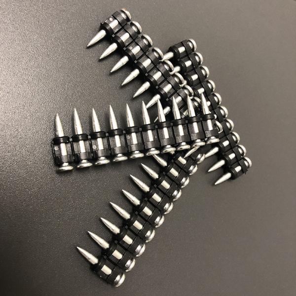 Step Shank Collated Concrete Nails / Flat Head Galvanised Nails 25mm For GSN50