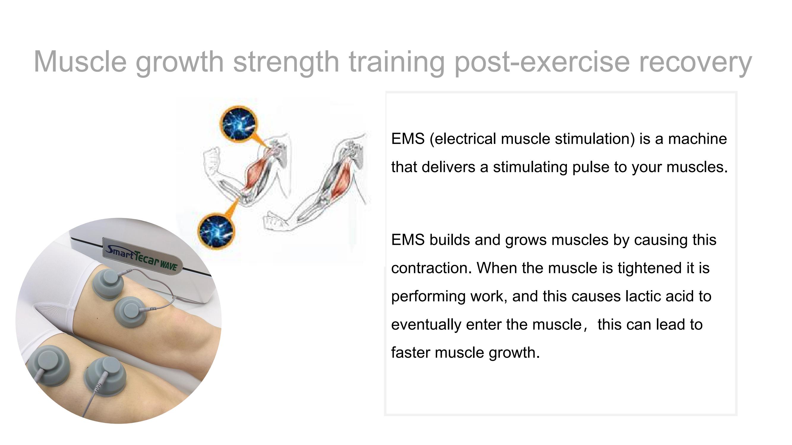 3 In 1 Ems Shock Wave Therapy Equipment For Pain Relief Cet Ret Rf Machine