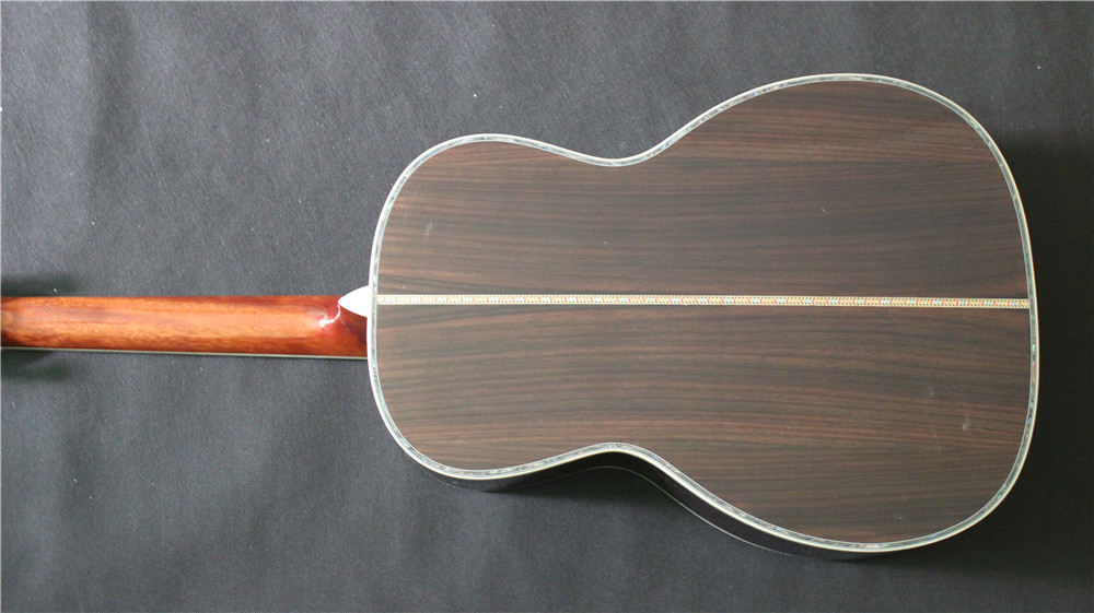 Acoustic Guitar,Solid Korean pine top,OEM Ebony fingerboard 41 inch 00045 Acoustic Guitar