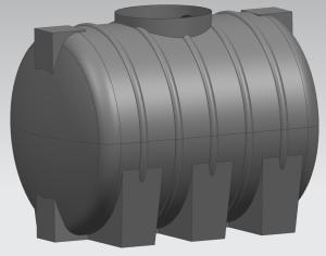 Quality 1000L Rotational Moulded Polyethylene Water Tanks 260 Gallon chemical resistance wholesale