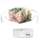 Floral Printed Resusable Mouth Dust Mask