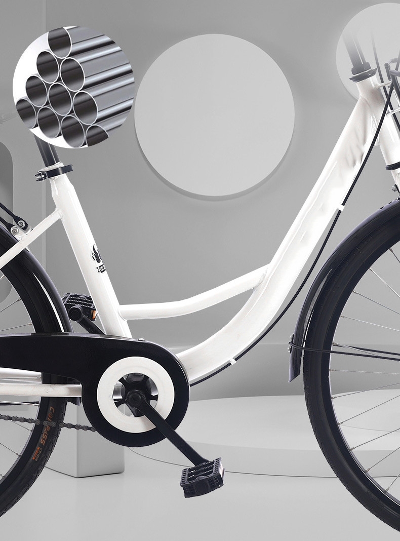 Oem Accepted Urban Bike No Folding Design 24 Inch City Bike Customized