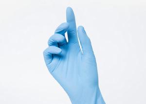 Quality Blue Disposable Medical Gloves Health Beauty Salons And Food Use wholesale