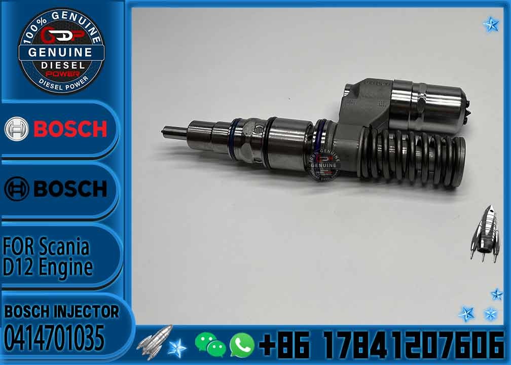 Construction Machinery Part Common Rail Injector Assembly 1487472 0414701035 For Scania Diesel Truck