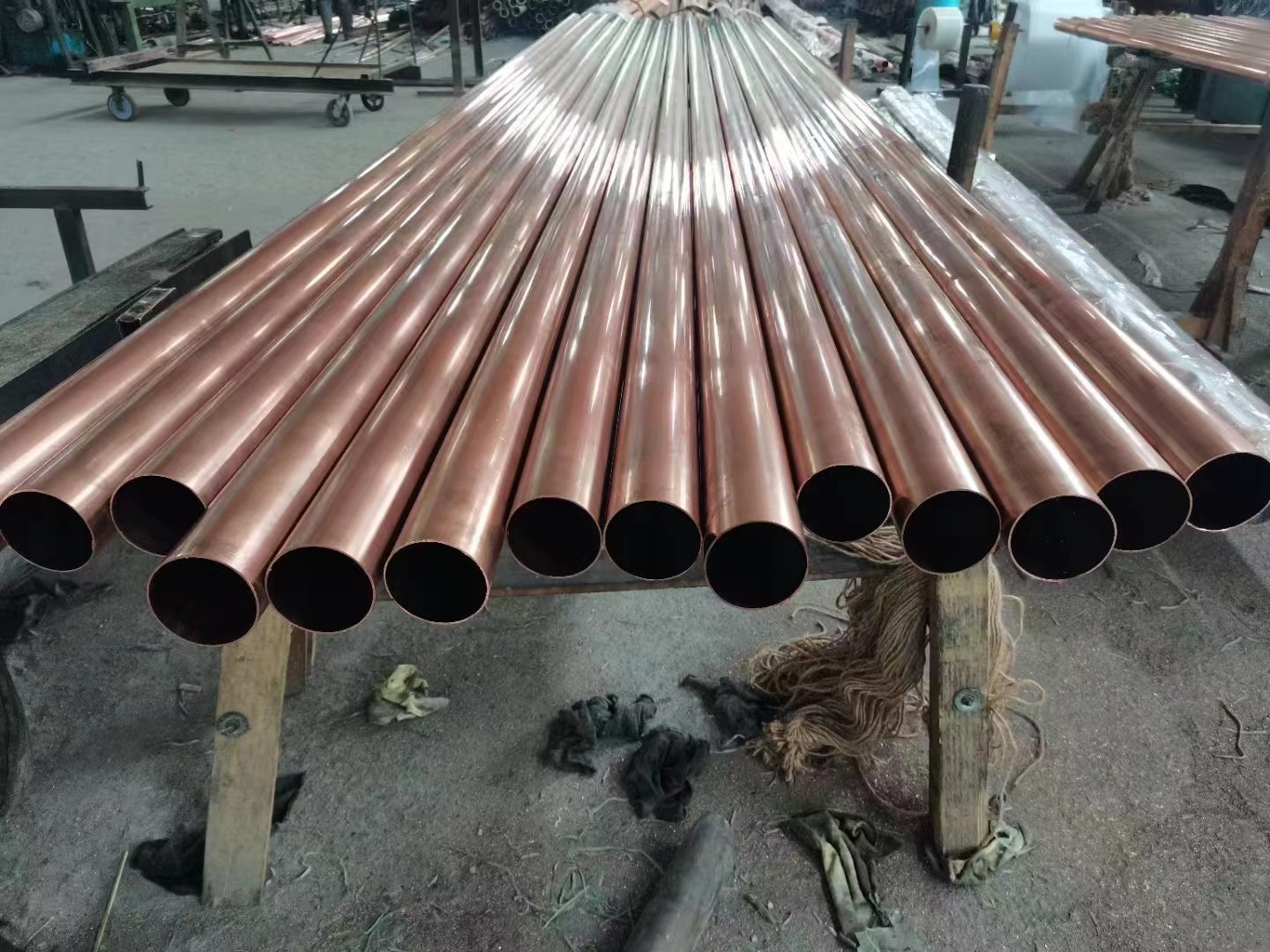TP1 TP2 Air Conditioner Copper Tube 99.9% Pure 5mm Copper Pipe