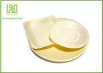 Eco Friendly Disposable Wooden Plates Bulk Camping Dinnerware Sets