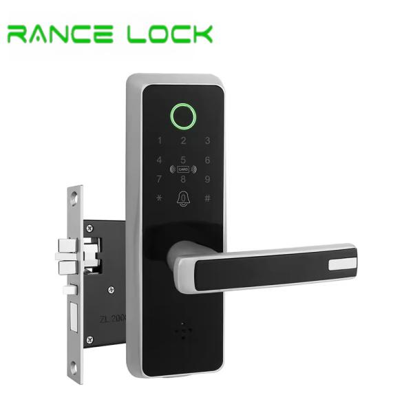 Zinc Alloy Digital Fingerprint Door Lock 35mm - 60mm Access Control Door Lock