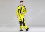 Durable Polycotton Blended Protective Safety Clothing Contrast Jacket Trousers
