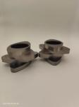 Corrosion Resisitant Twin Screw Extruder Elements 12mm 600rpm Meshing Block Wear