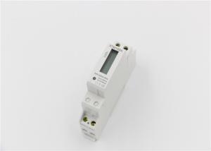 Quality 220V/230V Single Phase DIN Rail Smart KWH Energy Meter LCD display wholesale