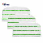18x32cm 600gsm Wet Cleaning Mop Green Stripes Mesh Air Cloth Steam Mop Refill