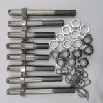Universal Car Fitment Eagle Sprint Car Chassis Natural Titanium One Nut and Q/C