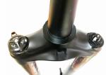 Custom Inverted Bike Forks Lightweight Tapered Steerer For XC Mountain Bike