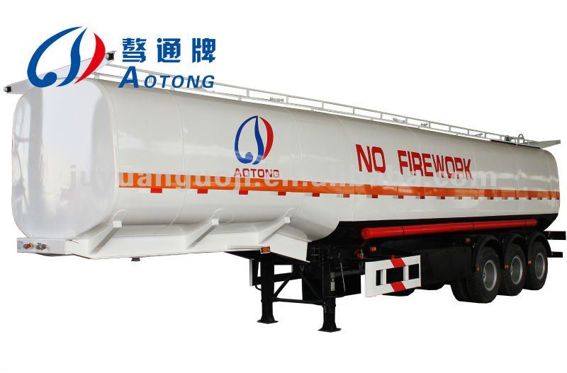 50000L Fuel Oil Carrier Semi Truck Trailer 3 Axle Chemical Liquid Aluminium Oil Trailers