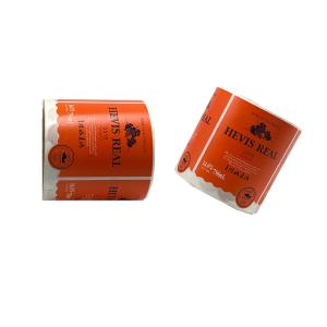 Quality Customizable Printing Private Wedding Wine Label Sticker Heat Sensitive wholesale