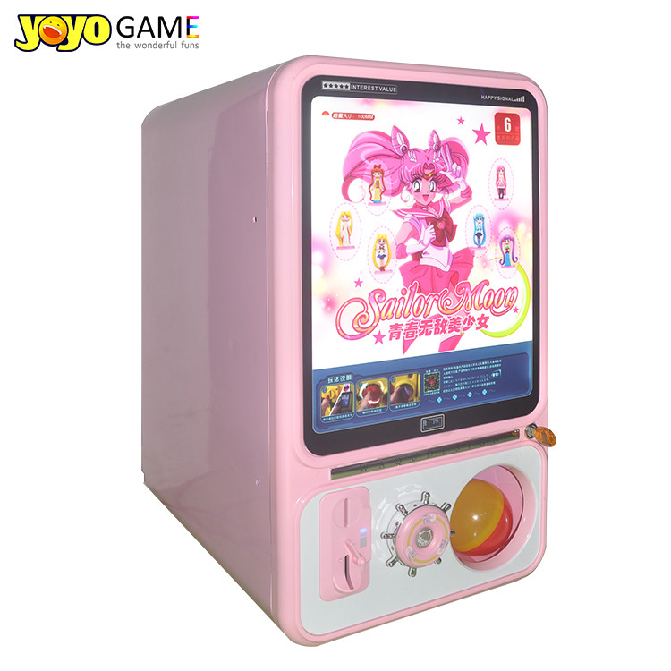 Coin Operated Capsule Vending Machine Japan Mini Gashapon Video Game Machine Capsule Toy